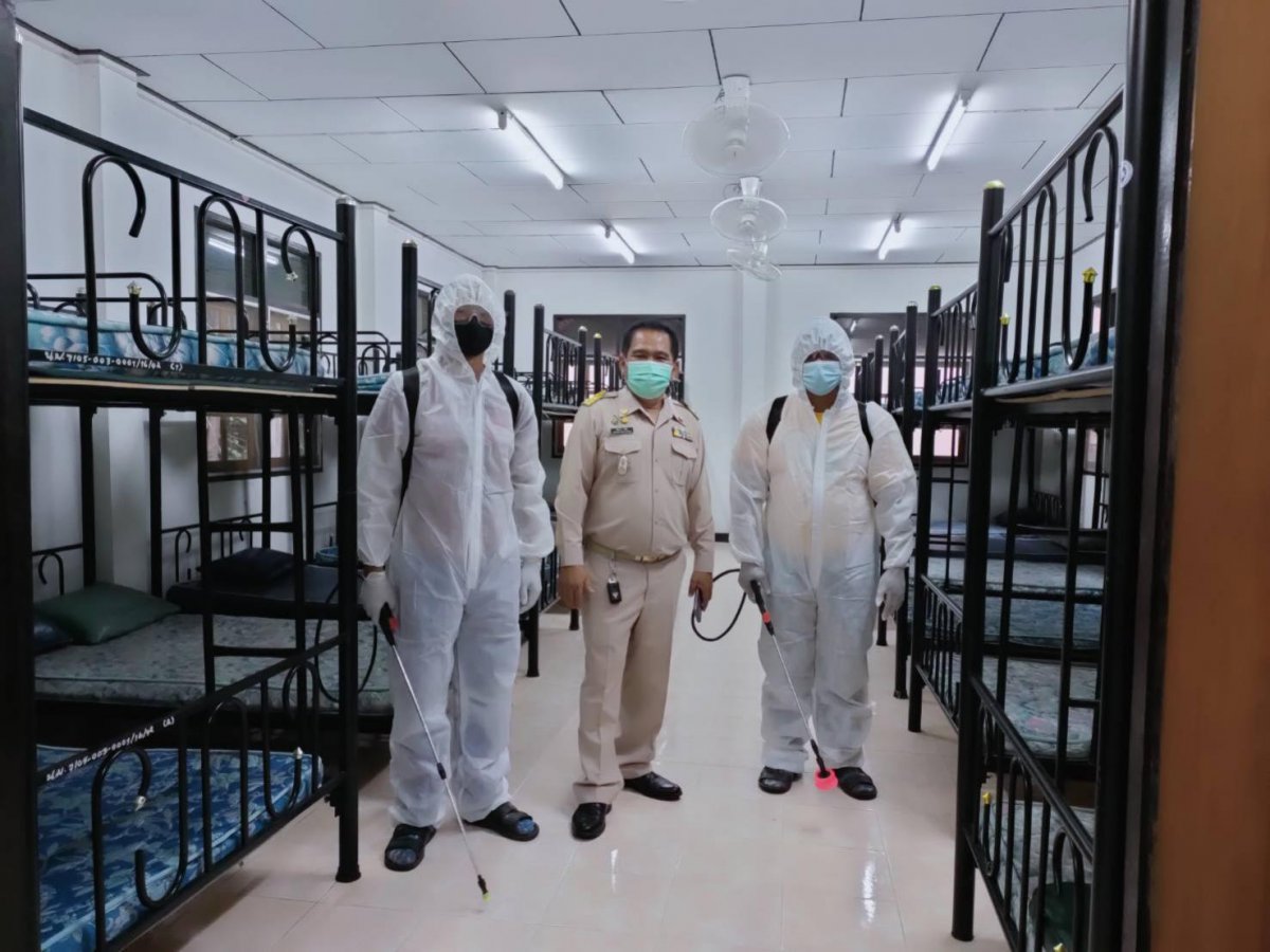 จัดตั้งศูนย์พักคอย ต.อุดมทรัพย์ ผู้สัมผัสเสี่ยงสูงผู้ป่วยโควิด-19 สถานีฝึกนิสิตวนศาสตร์