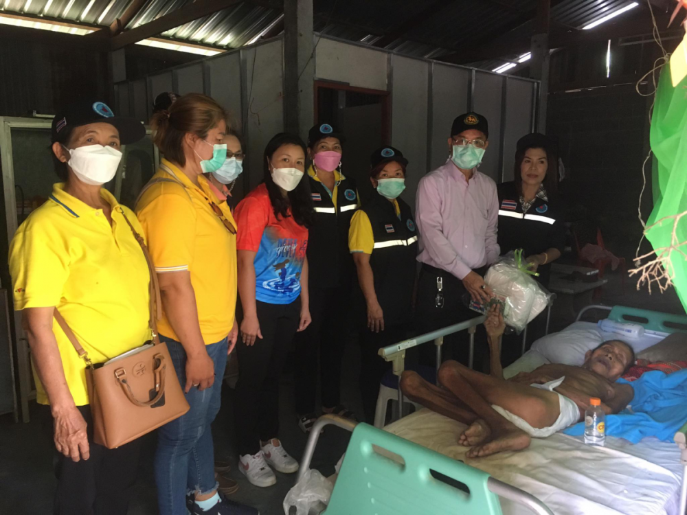 เยี่ยมผู้ป่วยติดเตียง ติดบ้าน ภายในเขตตำบลอุดมทรัพย์