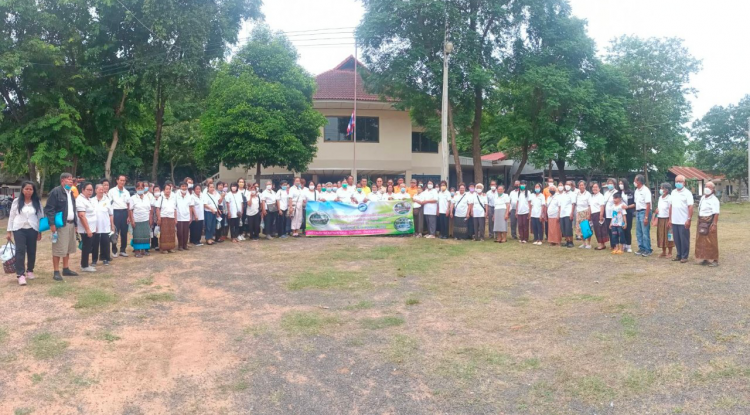  โรงเรียนผู้สูงอายุอุดมทรัพย์บุญวัฒน์ ต้อนรับคณะศึกษาดูงานจากโรงเรียนผู้สูงอายุองค์การบริหารส่วนตำบลขามเฒ่า อ.เมือง จ.นครพนม