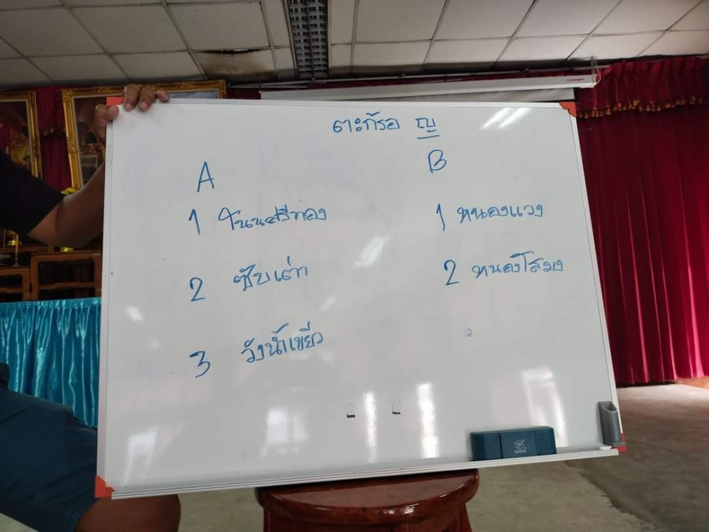 ประชุมจับสลากแบ่งสายกีฬาตำบลอุดมทรัพย์