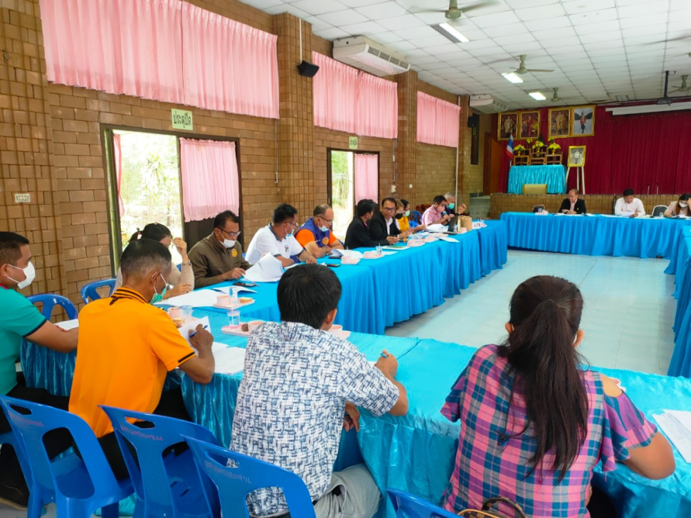 กองทุนหลักประกันสุขภาพ(กปท.)องค์การบริหารส่วนตำบลอุดมทรัพย์ ประชุมพิจารณาอนุมัติแผนการเงินประจำปี 2566