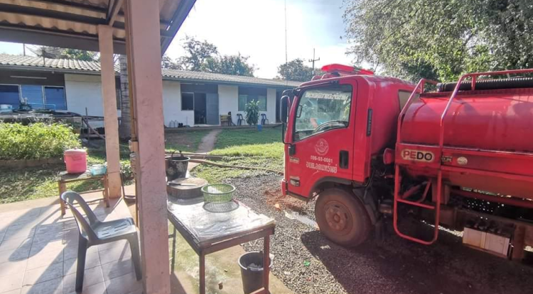 ดำเนินการนำรถบรรทุกน้ำอุปโภค-บริโภคเพื่อบรรเทาความเดือดร้อน