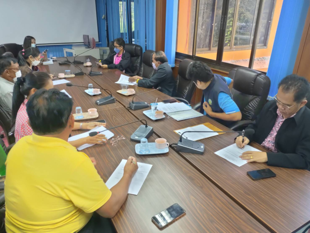 ร่วมการประชุมการบริหารจัดการน้ำอ่างเก็บน้ำลำเชียงสา (ฤดูแล้ง ปี 2565/66) ครั้งที่ 1/2566