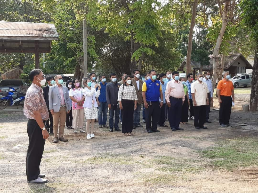 พิธีเปิดโครงการพัฒนาระบบการดูแลผู้สูงอายุและพัฒนาคุณภาพชีวิต(โรงเรียนผู้สูงอายุอุดมทรัพย์บุญวัฒน์) ณ วัดศิริมังคลาราม (วัดบ้านโนนเหลื่อม)