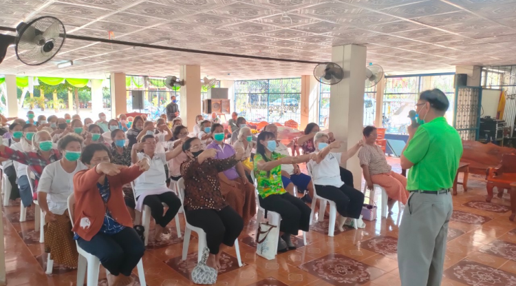 กิจกรรมโรงเรียนผู้สูงอายุอุดมทรัพย์บุญวัฒน์ วันที่ 22 กุมภาพันธ์ พ.ศ.2566