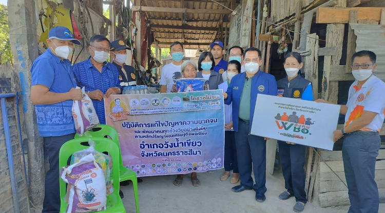 ร่วมดำเนินการขับเคลื่อนการขจัดความยากจนและพัฒนาคนทุกช่วงวัยอย่างยั่งยืนตามหลักปรัชญาของเศรษฐกิจพอเพียง