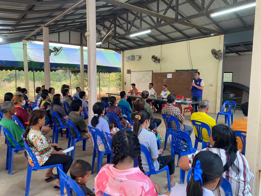 ดำเนินการรณรงค์ติดตามโครงการจัดทำถังขยะเปียกครัวเรือน ในชุมชน ประจำปีงบประมาณ 2566 ณ บ้านหนองแวง หมู่ที่ 12 ต.อุดมทรัพย์ อ.วังน้ำเขียว จ.นครราชสีมา