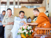 ร่วมพิธีต้อนรับพระครูสัญญาบัตร พัดยศ และผ้าไตร พระราชทาน พระครูอุดมปัญญาวัตร เจ้าคณะตำบลอุดมทรัพย์ เขต 2 เจ้าอาวาสวัดห้วยพรหม (รักษาการเจ้าอาวาสวัดศิริมังคลาราม)