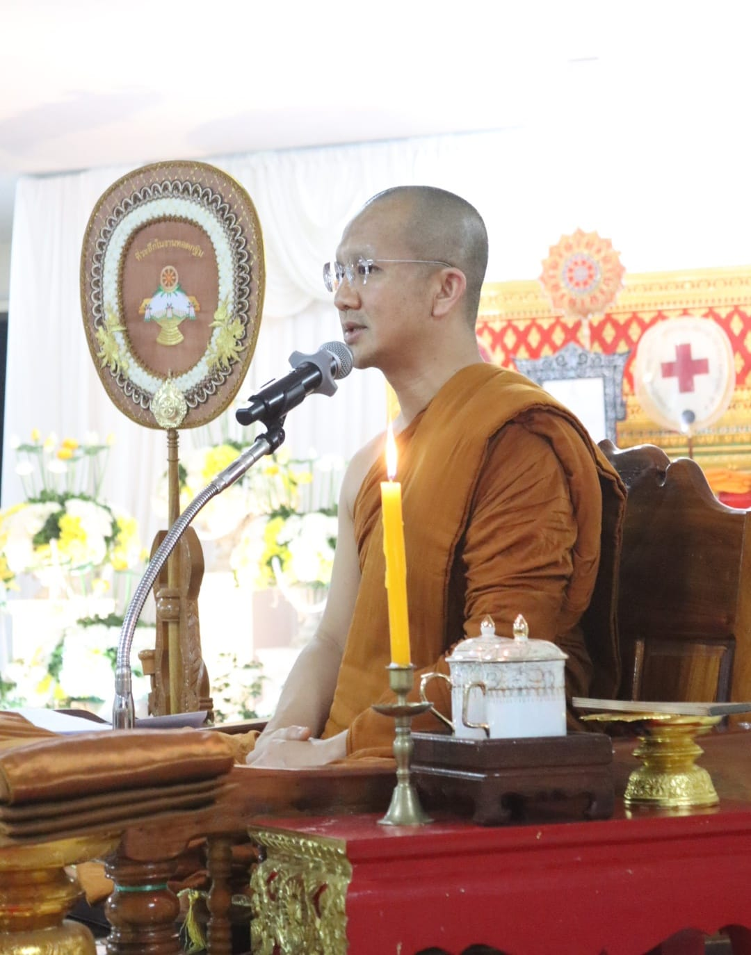 ร่วมพิธีบำเพ็ญกุศลศพท่านพระครูประโชติสังฆกิจ (จำรัส นาคเกษม) อดีตรองเจ้าคณะอำเภอวังน้ำเขียว/อดีตเจ้าอาวาสวัดศิริมังคลาราม คืนที่ 7