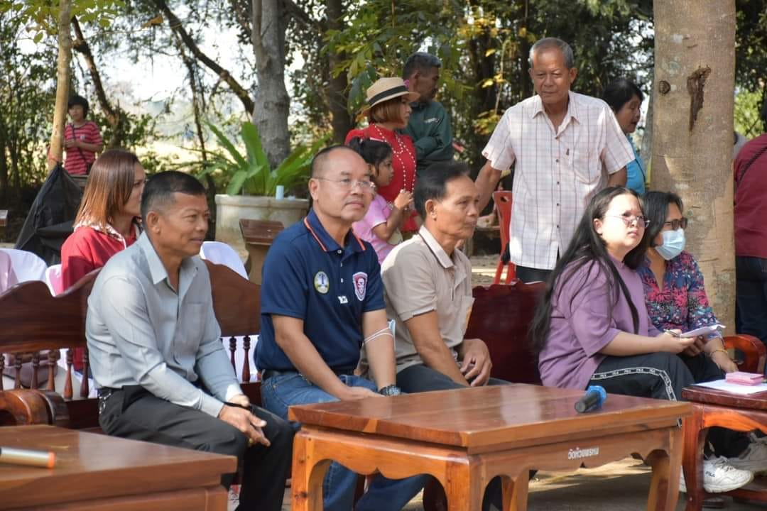 ร่วมกิจกรรมงานปีใหม่ชมรมส่งเสริมดูแลผู้ป่วยจิตเวชในชุมชนโดยพระสงฆ์เป็นแกนนำ ณ วัดห้วยพรหม