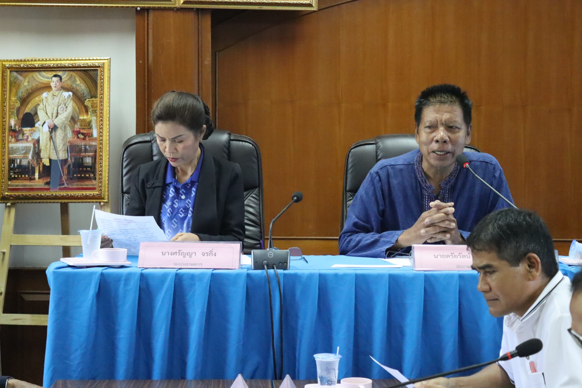 การประชุมสมาชิกสภาองค์การบริหารส่วนตำบลอุดมทรัพย์ ประจำเดือนพฤศจิกายน พ.ศ.2566 