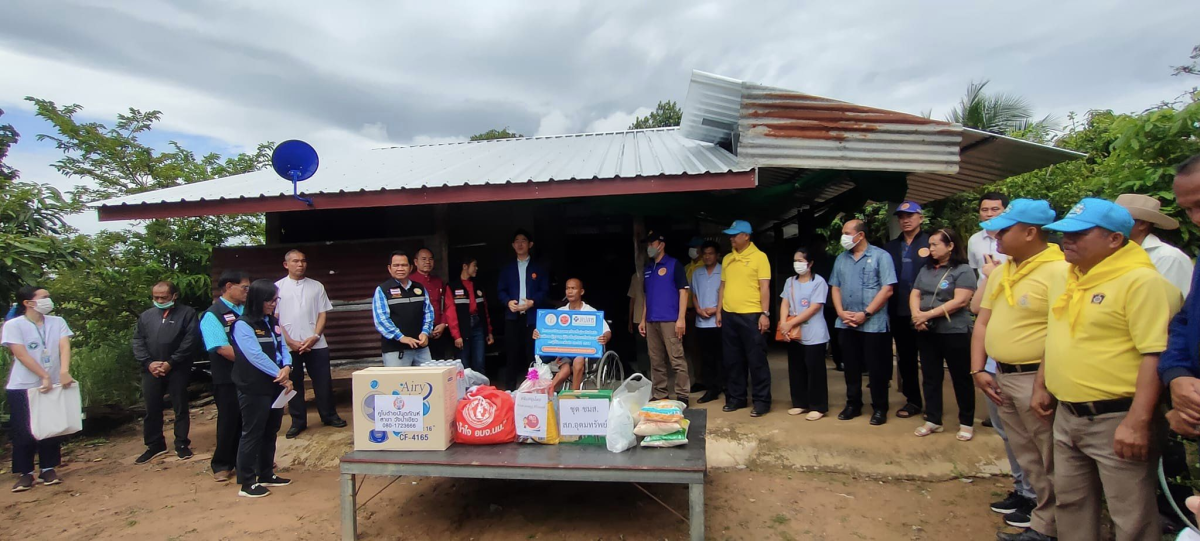  ร่วมกิจกรรมโครงการปรับสภาพแวดล้อมที่อยู่อาศัย สำหรับคนพิการ ผู้สูงอายุ ผู้ป่วยที่อยู่ในระยะกึ่งเฉียบพลัน และผู้ที่มีภาวะพึ่งพิง ประจำปี 2566