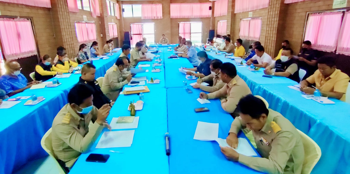 การประชุมหัวหน้าส่วนราชการ หน่วยงานรัฐวิสาหกิจฯ อำเภอวังน้ำเขียว ประจำเดือนเมษายน 2566
