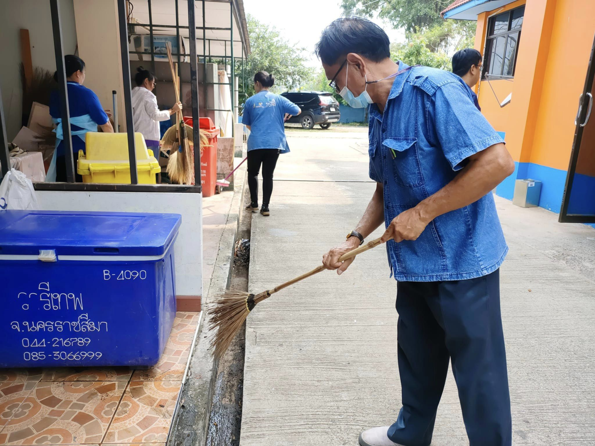 กิจกรรม Big Cleaning Day ทำความสะอาดสำนักงานและพื้นที่โดยรอบ
