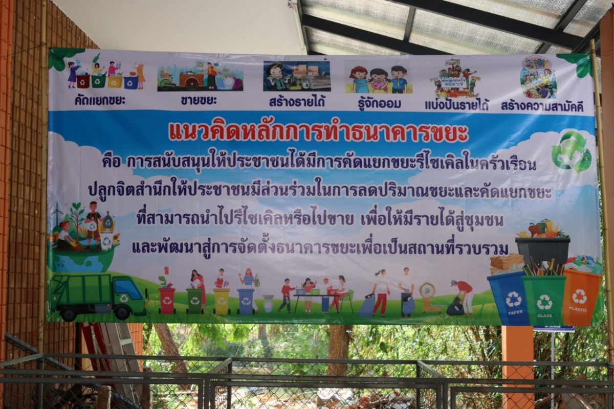 โครงการอบรมคัดแยกขยะในชุมชน ประจำปีงบประมาณ 2567