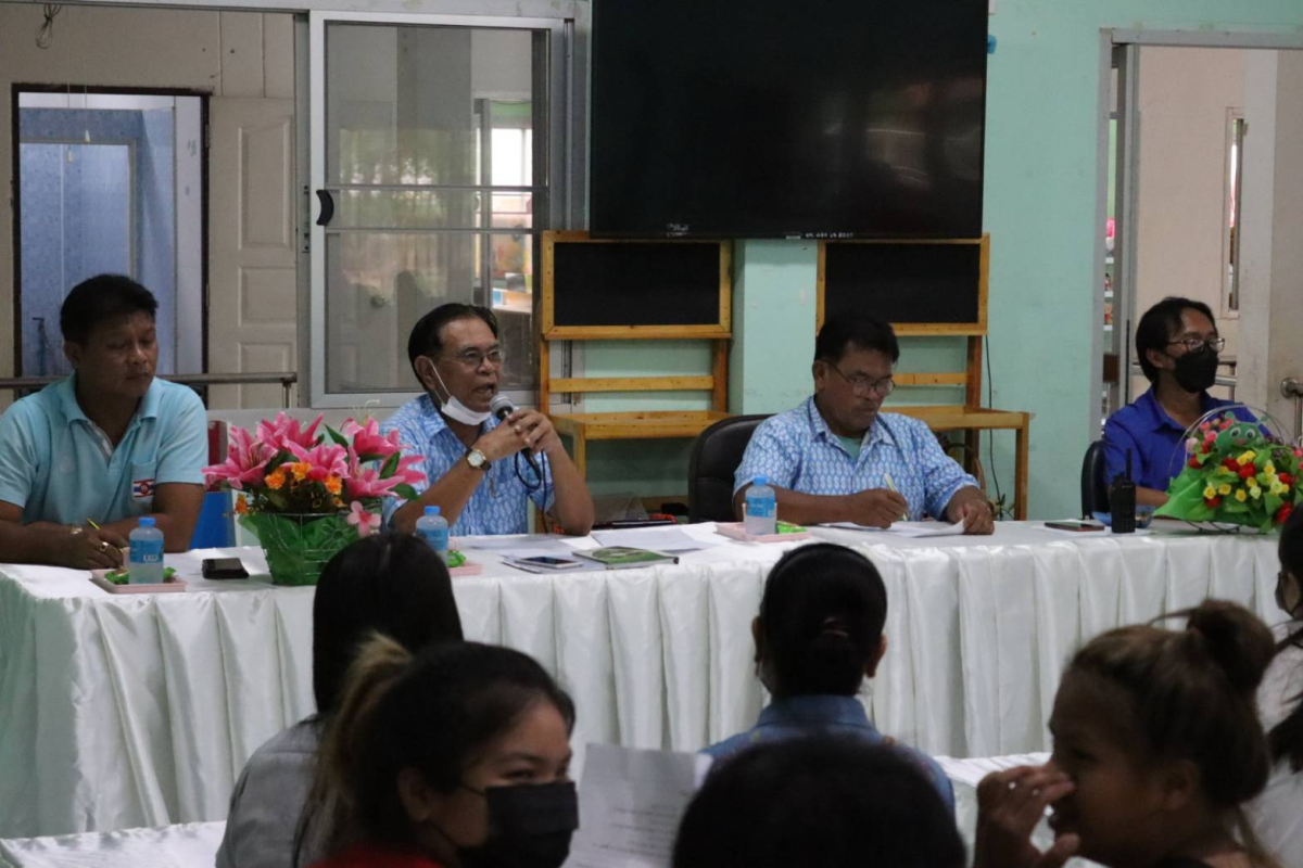 ดำเนินงานโครงการประชุมผู้ปกครองและปฐมนิเทศเด็กปฐมวัย ประจำปีการศึกษา 2566 จัดประชุมผู้ปกครองศูนย์พัฒนาเด็กเล็กอุดมทรัพย์