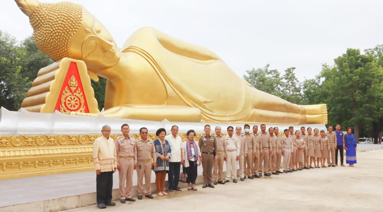 ร่วมลงพื้นที่รับการตรวจเยี่ยม ณ วัดป่าโพธิภาวัน(วัดโนนค่าง) ต.อุดมทรัพย์ อ.วังน้ำเขียว จ.นครราชสีมา