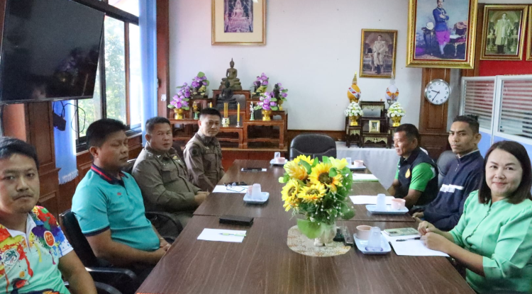 ร่วมการประชุมและลงพื้นที่สำรวจเพื่อเตรียมความพร้อมจัดงานประเพณีลอยกระทง ประจำปี พ.ศ.2566