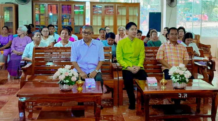 ร่วมงานทอดกฐินในพื้นที่ตำบลอุดมทรัพย์ ณ วัดศิริมังคลาราม (บ้านโนนเหลื่อม) และ วัดบ้านห้วยน้ำเค็ม