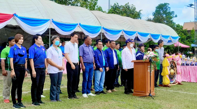  ร่วมพิธีเปิดโครงการแข่งขันกีฬาเยาวชน และประชาชนทั่วไป ตำบลวังน้ำเขียว วังน้ำเขียวเกมส์ ครั้งที่ 26 ประจำปี 2566