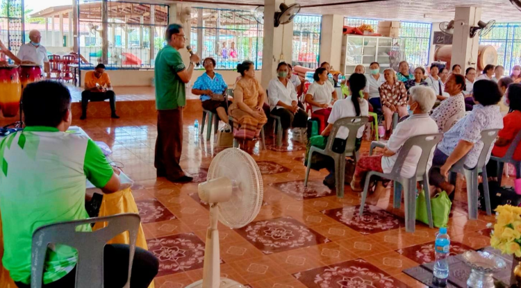 กิจกรรมโครงการอบรมพัฒนาระบบการดูแลผู้สูงอายุและพัฒนาคุณภาพชีวิต #โรงเรียนผู้สูงอายุอุดมทรัพย์บุญวัฒน์ ณ วัดศิริมังคลาราม (วัดโนนเหลื่อม)