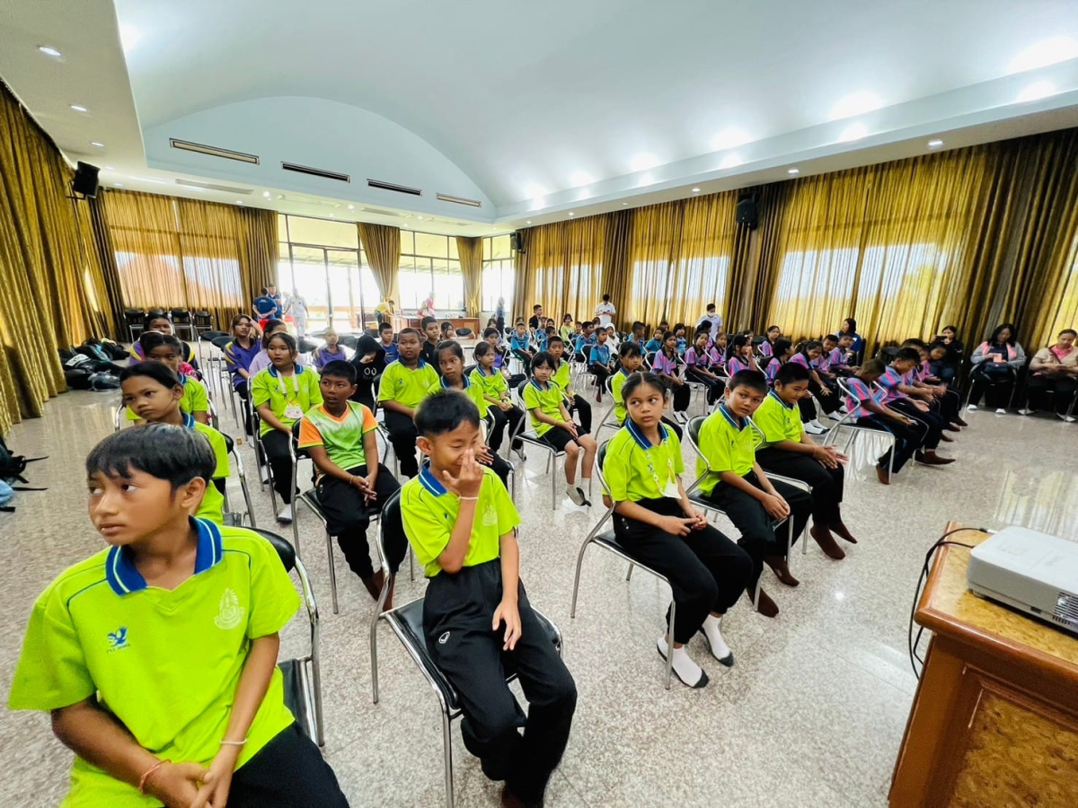 โครงการอบรมเชิงปฏิบัติการเพื่อพัฒนาศักยภาพเด็กนักเรียนในการป้องกันและช่วยเหลือเด็กจมน้ำ ประจำปีงบประมาณ พ.ศ.2567 รุ่นที่ 1 (วันที่ 2 กรกฎาคม 2567)