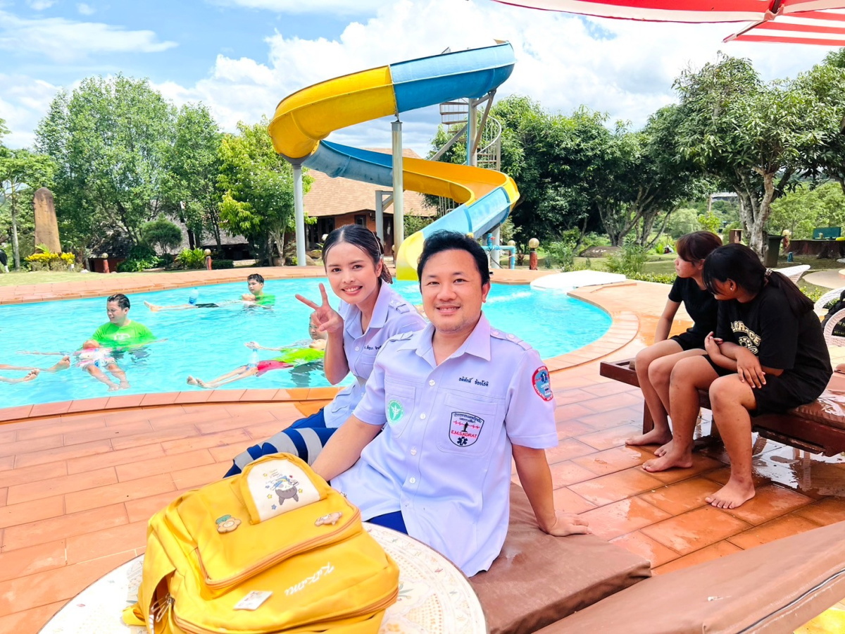 โครงการอบรมเชิงปฏิบัติการเพื่อพัฒนาศักยภาพเด็กนักเรียนในการป้องกันและช่วยเหลือเด็กจมน้ำ ประจำปีงบประมาณ พ.ศ.2567 รุ่นที่ 1 (วันที่ 2 กรกฎาคม 2567)