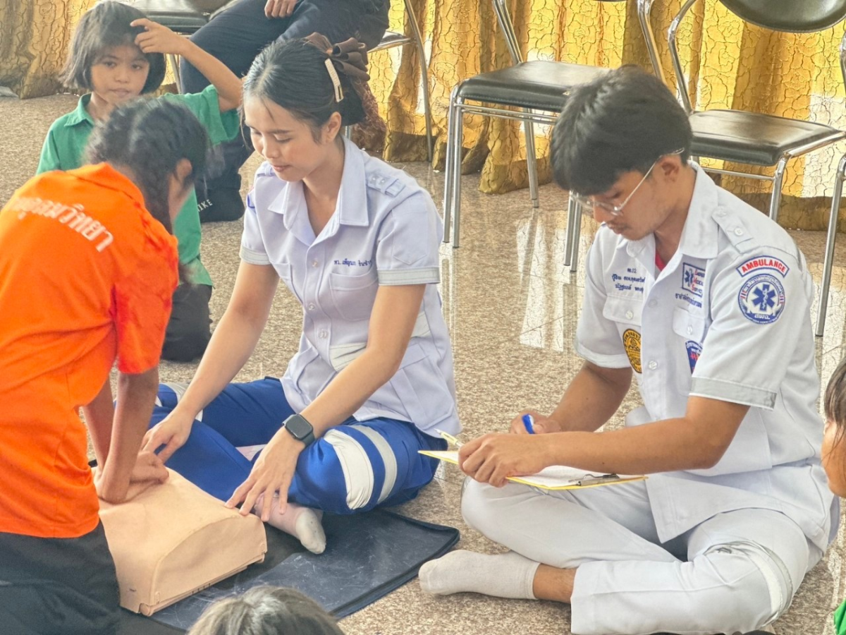 โครงการอบรมเชิงปฏิบัติการเพื่อพัฒนาศักยภาพเด็กนักเรียนในการป้องกันและช่วยเหลือเด็กจมน้ำ ประจำปีงบประมาณ พ.ศ.2567 รุ่นที่ 2 (วันที่ 3 กรกฎาคม 2567)
