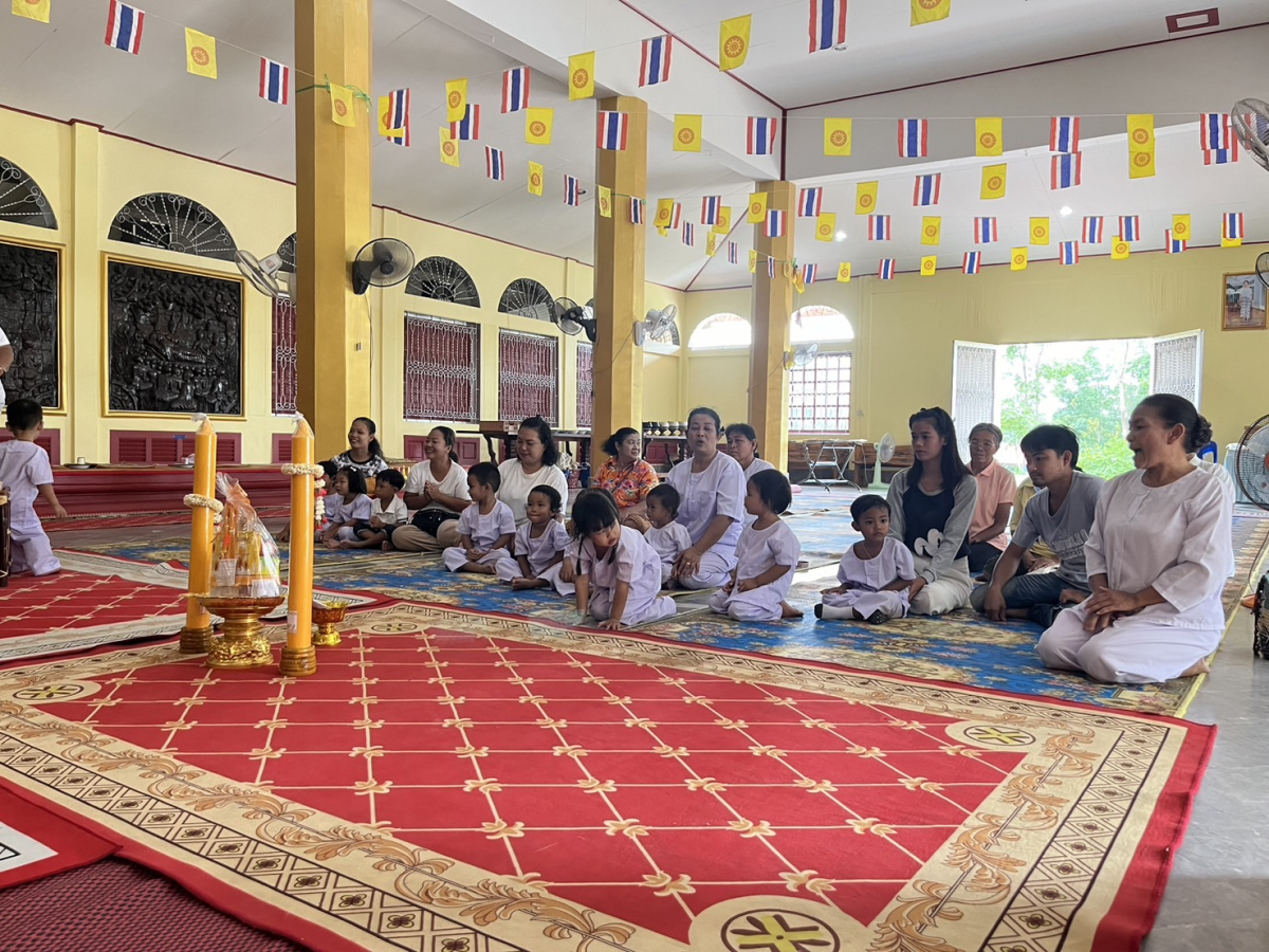กิจกรรมในโครงการวันอาสาฬหบูชาและวันเข้าพรรษา โดยศูนย์พัฒนาเด็กเล็กในสังกัด จำนวน 4 ศูนย์