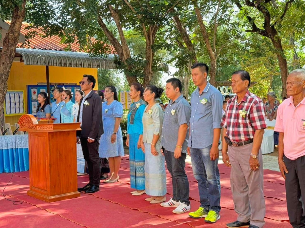 ประธานในพิธีเปิดกิจกรรมวันแม่แห่งชาติ ประจำปี 2567 ณ โรงเรียนบ้านหนองโสมง