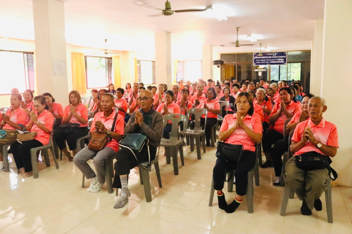 โรงเรียนผู้สูงอายุ อุดมทรัพย์ ต้อนรับคณะศึกษาดูงาน อบต.ทับใต้ จ.ประจวบคีรีขันธ์