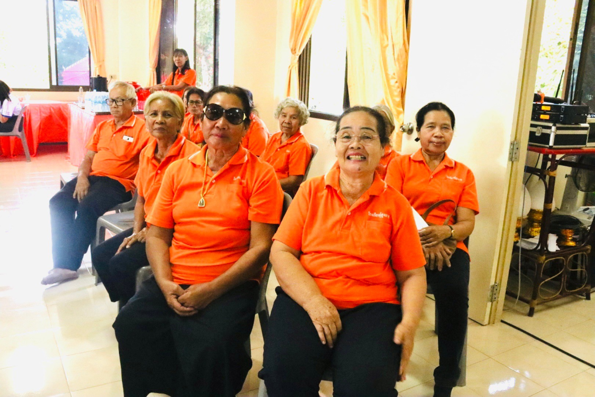 โรงเรียนผู้สูงอายุ อุดมทรัพย์ ต้อนรับคณะศึกษาดูงาน อบต.ทับใต้ จ.ประจวบคีรีขันธ์