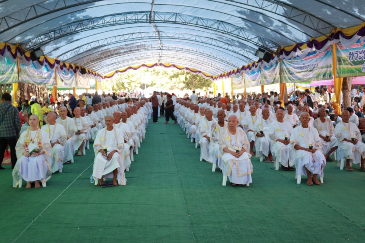 ร่วมโครงการอุปสมบทหมู่ถวายพระราชกุศลแด่ ร.9 ณ พัทธสีมาวัดบุไผ่