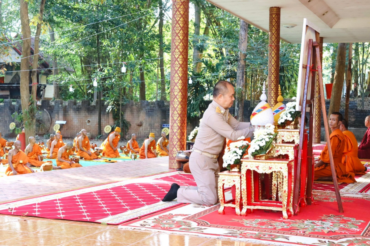 ร่วมร่วมพิธีโครร่วมโครงการอุปสมบทหมู่ถวายพระราชกุศลแด่ พระบาทสมเด็จพระบรมชนกาธิเบศร มหาภูมิพลอดุลยเดชมหาราช บรมนาถบพิตร ณ วัดป่าโพธิภาวัน (วัดโนนค่าง)
