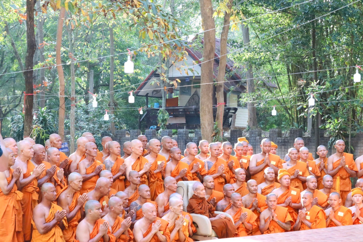 ร่วมร่วมพิธีโครร่วมโครงการอุปสมบทหมู่ถวายพระราชกุศลแด่ พระบาทสมเด็จพระบรมชนกาธิเบศร มหาภูมิพลอดุลยเดชมหาราช บรมนาถบพิตร ณ วัดป่าโพธิภาวัน (วัดโนนค่าง)