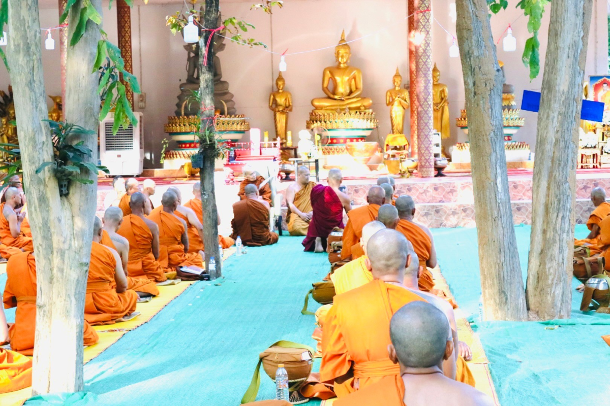 ร่วมร่วมพิธีโครร่วมโครงการอุปสมบทหมู่ถวายพระราชกุศลแด่ พระบาทสมเด็จพระบรมชนกาธิเบศร มหาภูมิพลอดุลยเดชมหาราช บรมนาถบพิตร ณ วัดป่าโพธิภาวัน (วัดโนนค่าง)