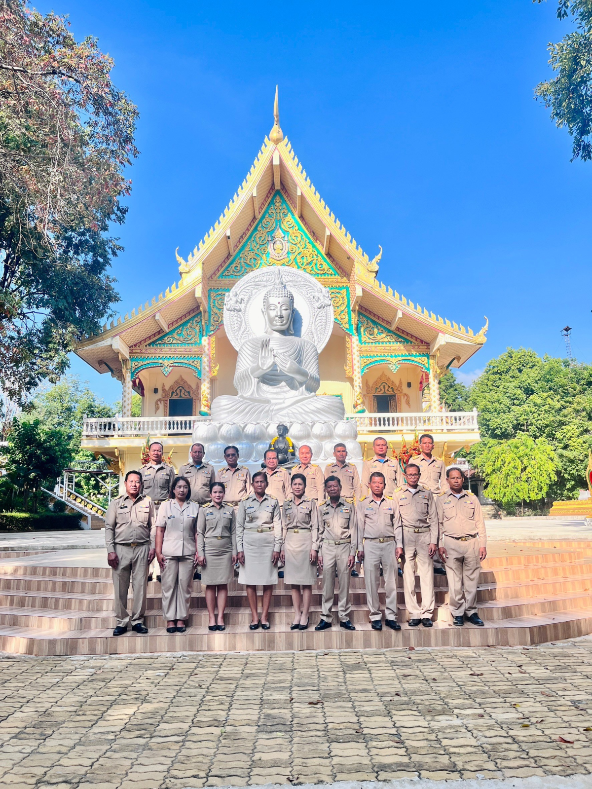 ร่วมร่วมพิธีโครร่วมโครงการอุปสมบทหมู่ถวายพระราชกุศลแด่ พระบาทสมเด็จพระบรมชนกาธิเบศร มหาภูมิพลอดุลยเดชมหาราช บรมนาถบพิตร ณ วัดป่าโพธิภาวัน (วัดโนนค่าง)