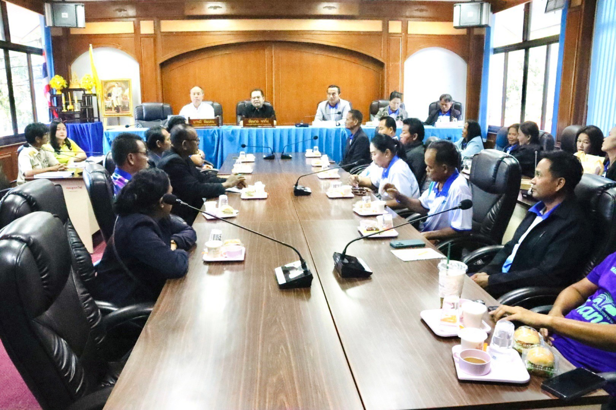  ต้อนรับคณะศึกษาดูงานองค์การบริหารส่วนตำบลเจริญสุข อำเภอเฉลิมพระเกียรติ จังหวัดบุรีรัมย์ 