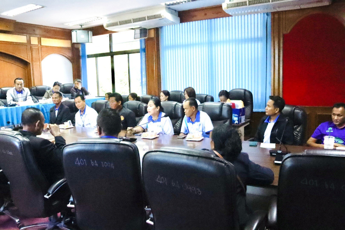  ต้อนรับคณะศึกษาดูงานองค์การบริหารส่วนตำบลเจริญสุข อำเภอเฉลิมพระเกียรติ จังหวัดบุรีรัมย์ 