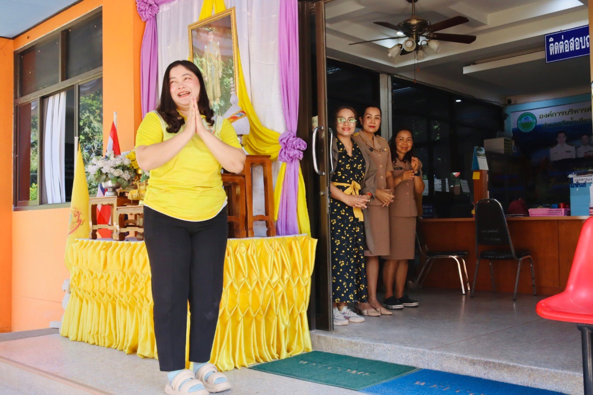  ต้อนรับคณะศึกษาดูงานองค์การบริหารส่วนตำบลเจริญสุข อำเภอเฉลิมพระเกียรติ จังหวัดบุรีรัมย์ 