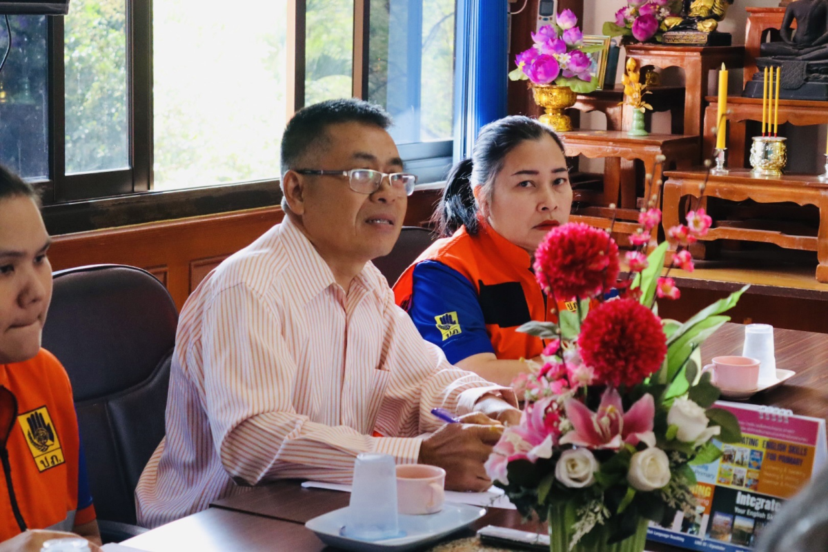 ประชุมติดตามโครงการเสริมสร้างศักยภาพชุมชนด้านการป้องกันและบรรเทาสาธารณภัย (ภัยช้างป่า) ประจำปีงบประมาณ พ.ศ.2568 