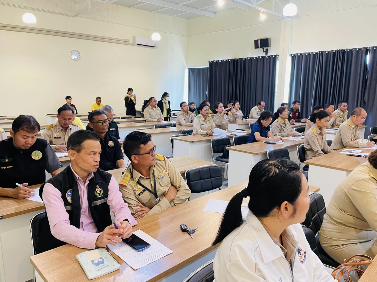 ประชุมหัวหน้าส่วนราชการประจำเดือนกุมภาพันธ์ 2568
