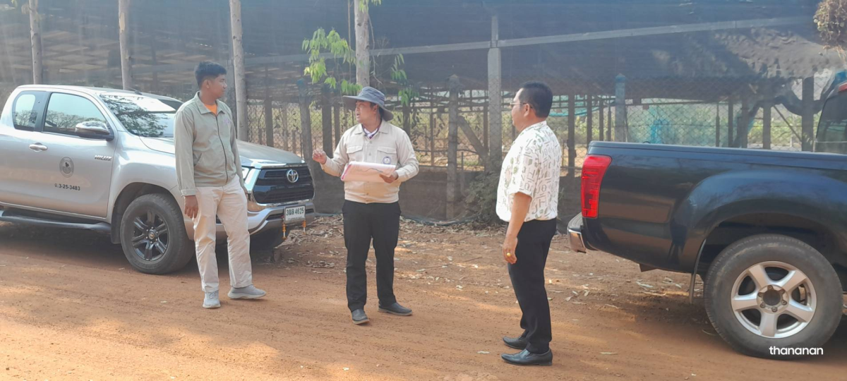 ลงพื้นที่ตรวจสอบโครงการขยายเขตไฟฟ้า ม.6 บ้านหนองโสมง (คุ้มคอกวัว)