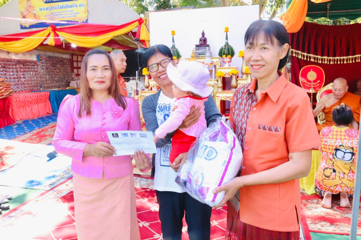 ร่วมโครงการจัดงานสืบสานประเพณีบายศรี สู่ขวัญข้าวและรับขวัญต้นกล้าวัฒนธรรม (ผู้มีบุญเกิดใหม่) ณ วัดศิริมังคลาราม (โนนเหลื่อม)