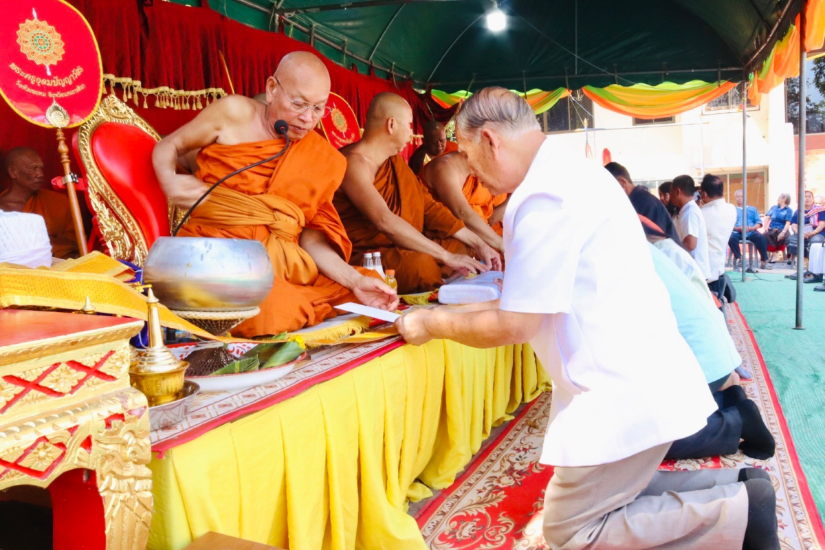 ร่วมโครงการจัดงานสืบสานประเพณีบายศรี สู่ขวัญข้าวและรับขวัญต้นกล้าวัฒนธรรม (ผู้มีบุญเกิดใหม่) ณ วัดศิริมังคลาราม (โนนเหลื่อม)