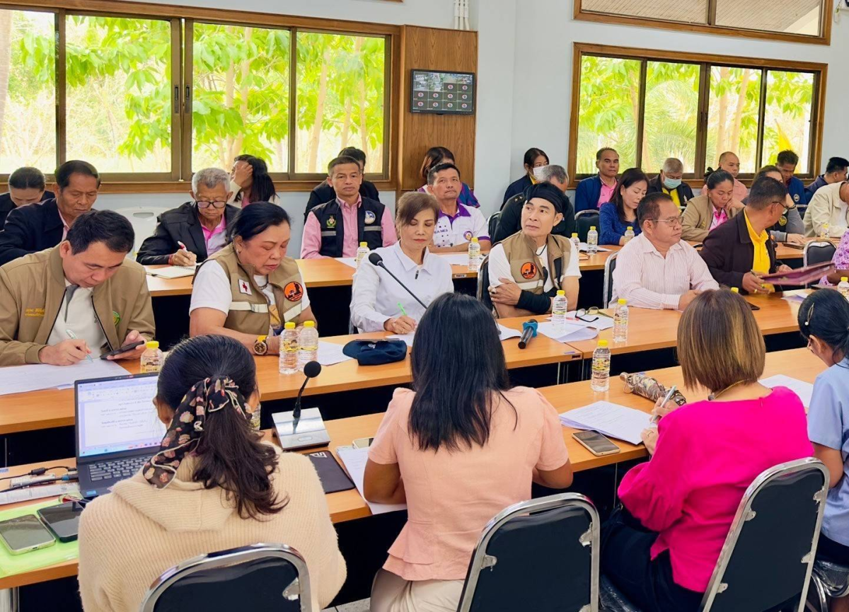 ร่วมการประชุม คณะกรรมการกองทุนการกุศลย่าโมอำเภอวังน้ำเขียว และการจัดงานบวงสรวงอนุสาวรีย์ท้าวสุรนารี อำเภอวังน้ำเขียว