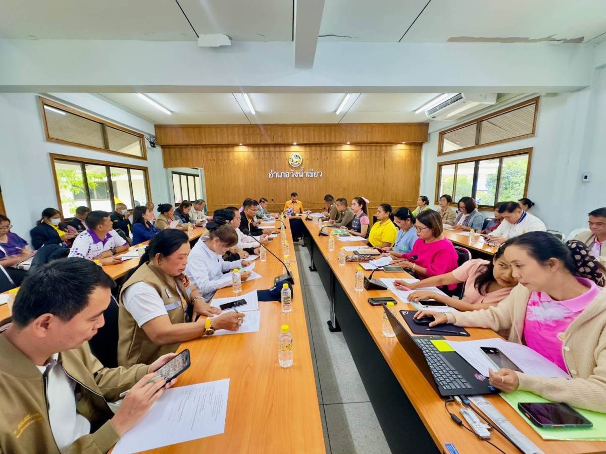 ร่วมการประชุม คณะกรรมการกองทุนการกุศลย่าโมอำเภอวังน้ำเขียว และการจัดงานบวงสรวงอนุสาวรีย์ท้าวสุรนารี อำเภอวังน้ำเขียว