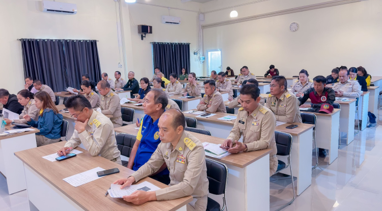 ประชุมหัวหน้าส่วนราชการประจำเดือนกุมภาพันธ์ 2568