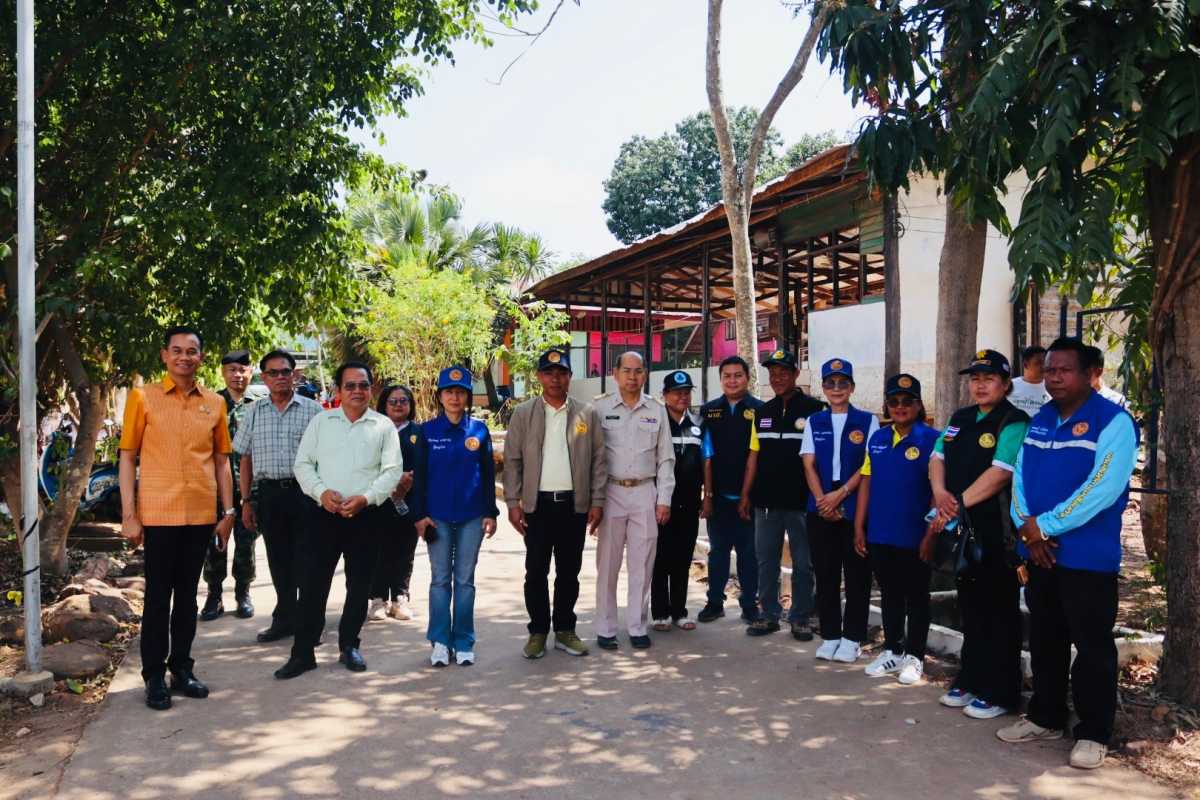ร่วมพิธีส่งมอบอาคารอเนกประสงค์ โรงเรียนบ้านซับเต่า ใน "โครงการช่วยเหลือประชาชน" คอบร้าโกลด์ 2025
