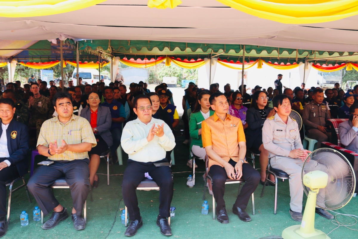 ร่วมพิธีส่งมอบอาคารอเนกประสงค์ โรงเรียนบ้านซับเต่า ใน "โครงการช่วยเหลือประชาชน" คอบร้าโกลด์ 2025